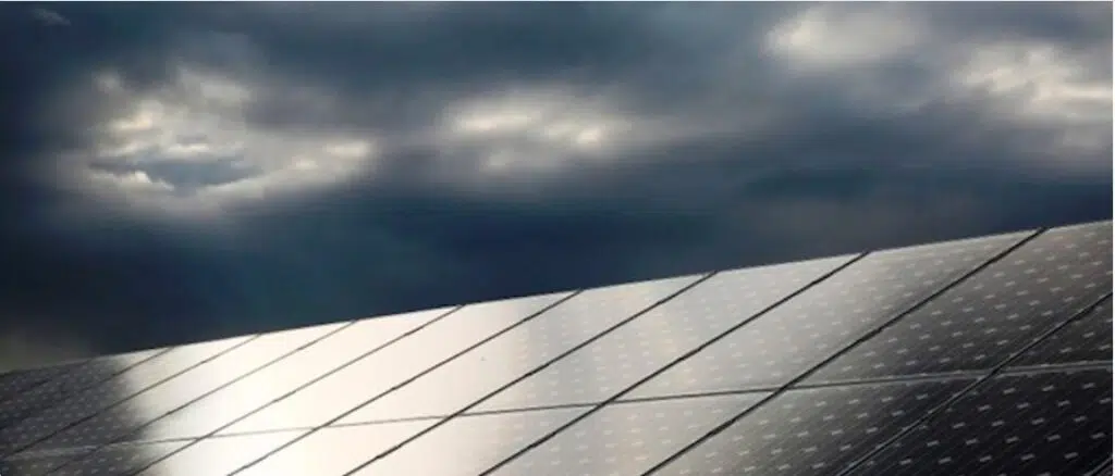 Cloudy Weather impact on solar panels